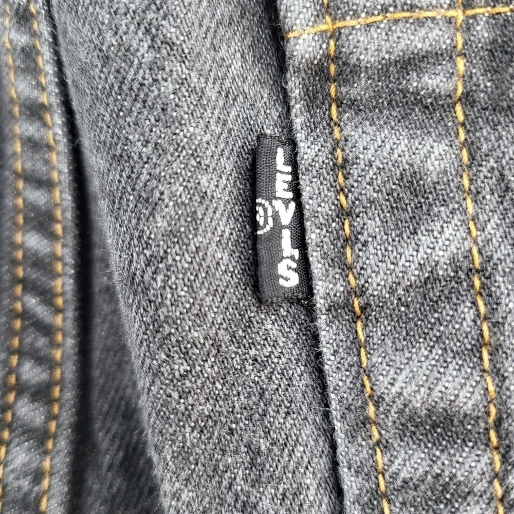 Levi's Jeans Mens 32x34 Washed‎ Black Super Baggy Drawstring Tapered A4298-0004